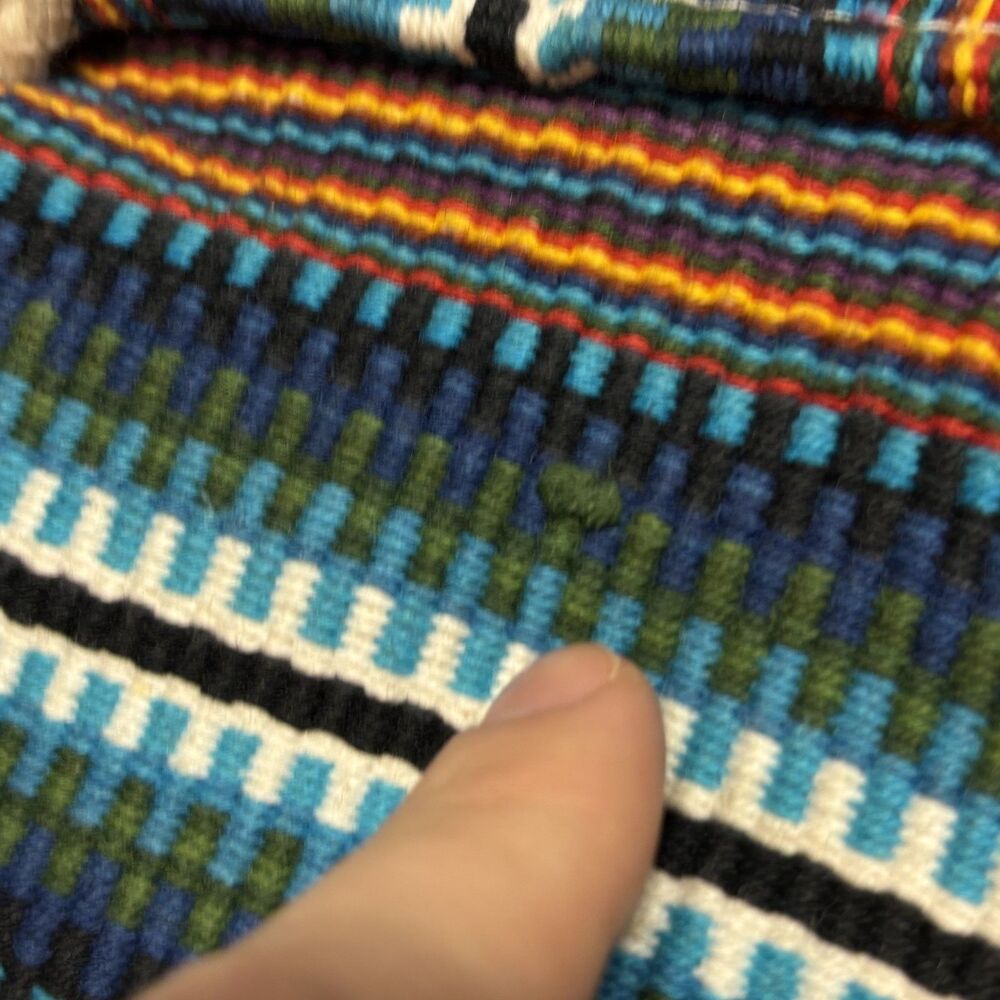 Boho Chic Woven Drawstring Backpack - image 3